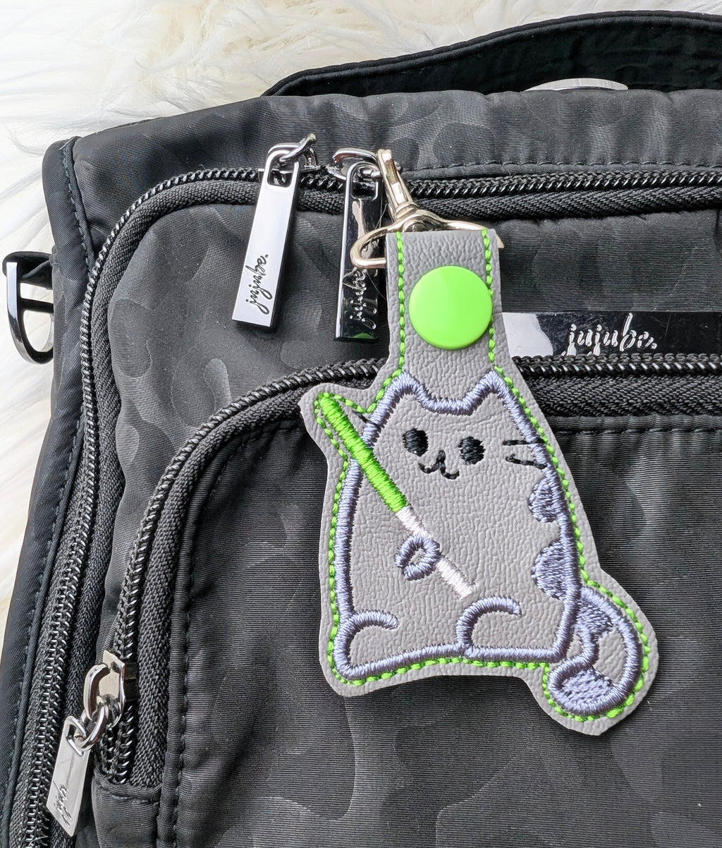 Chonky Star Battle Cats Snap Tab Keychains