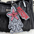 Flower-Faced Monster Snap Tab Keychain