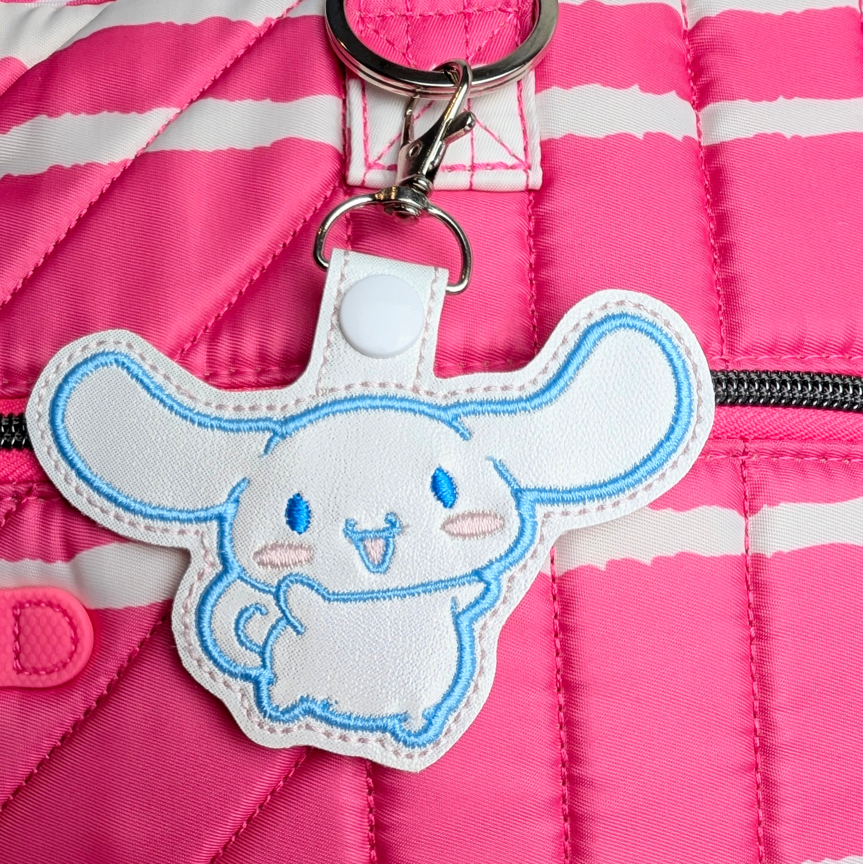 Kawaii Character Snap Tab Keychains