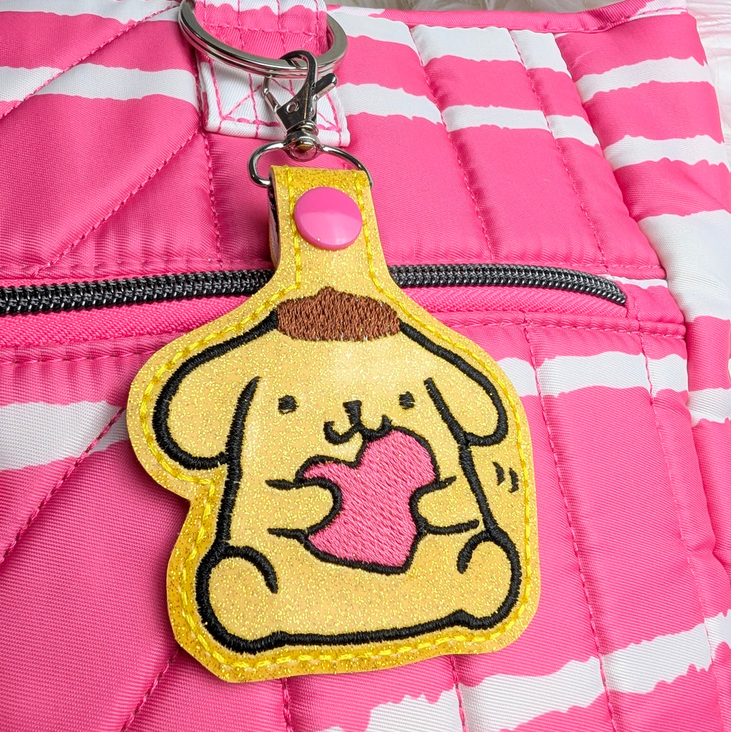 Kawaii Character Snap Tab Keychains