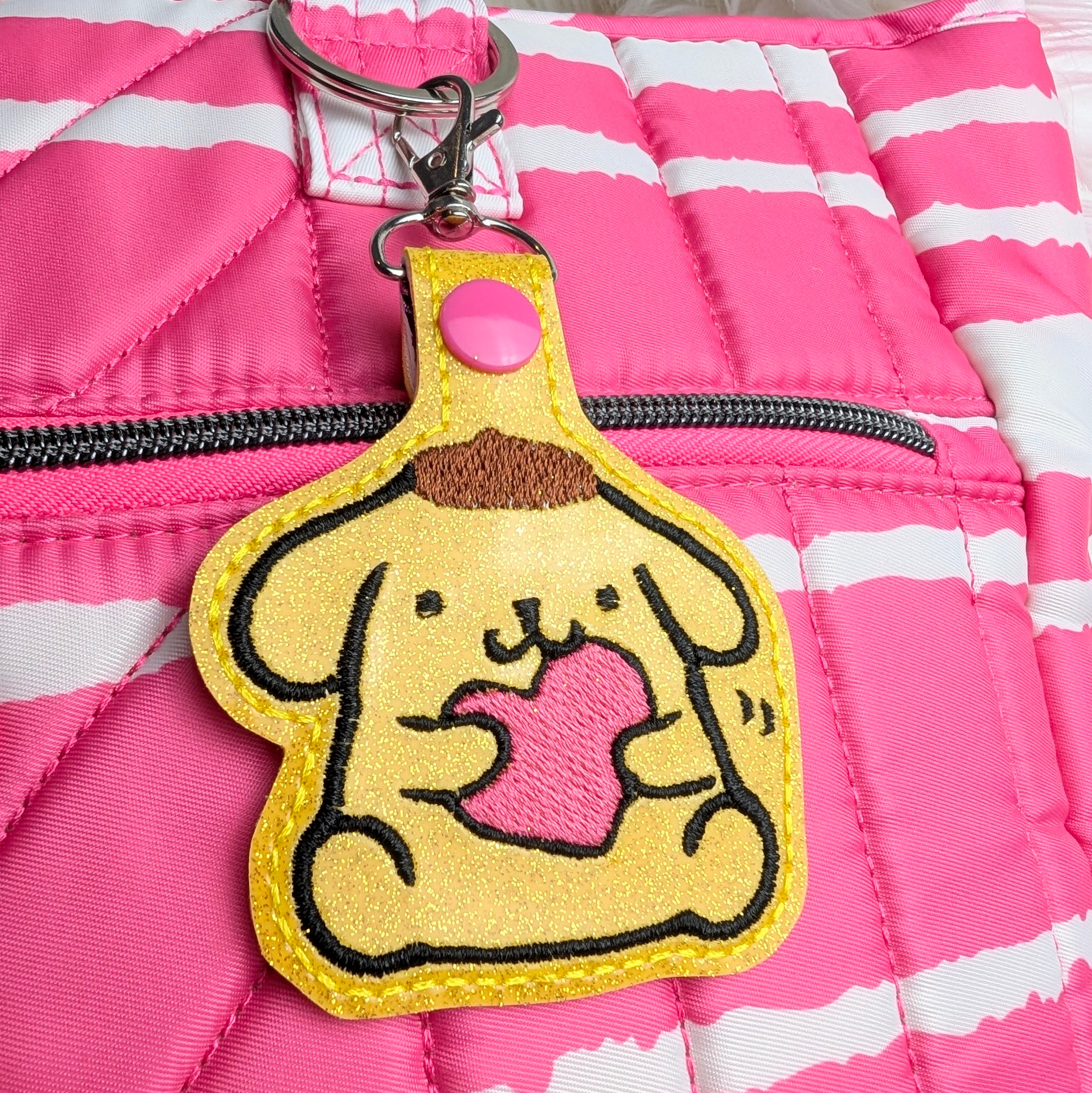 Kawaii Character Snap Tab Keychains