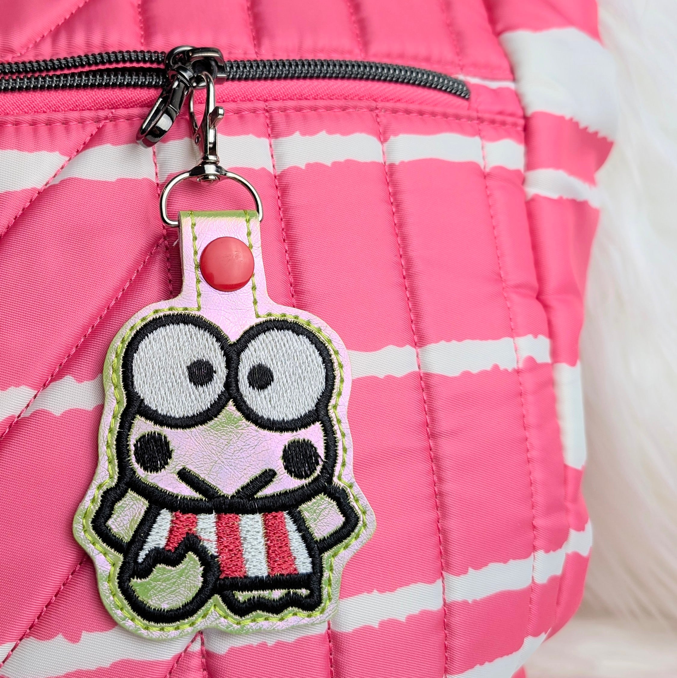 Kawaii Character Snap Tab Keychains