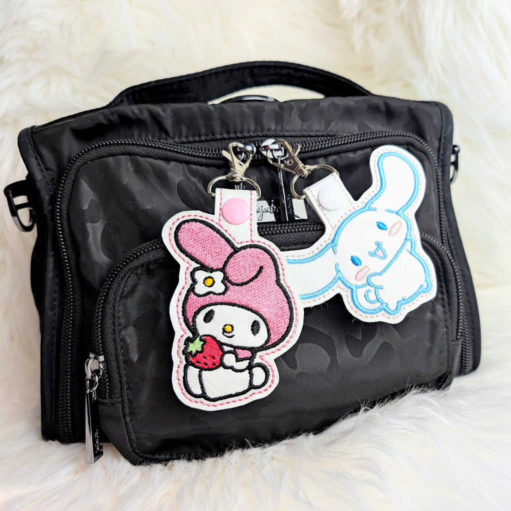 Kawaii Character Snap Tab Keychains