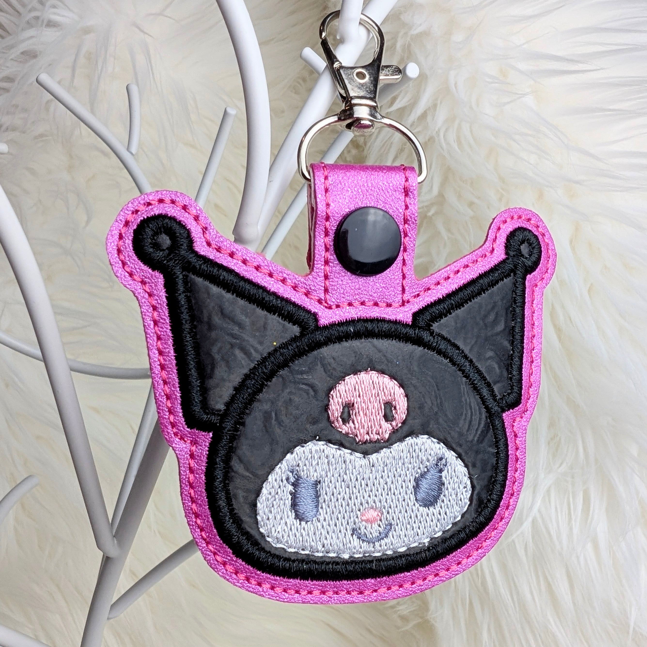 Kawaii Character Snap Tab Keychains