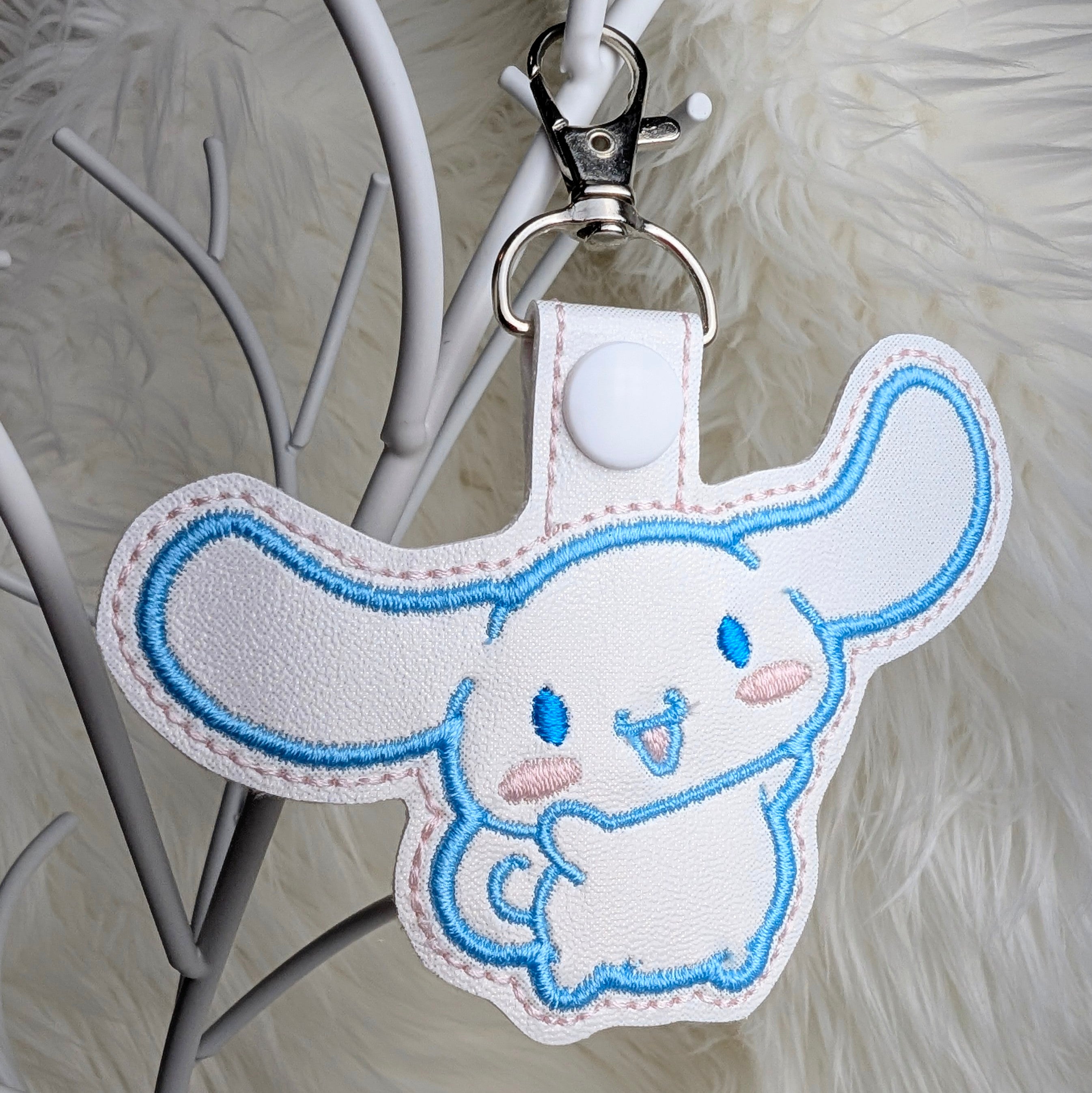 Kawaii Character Snap Tab Keychains
