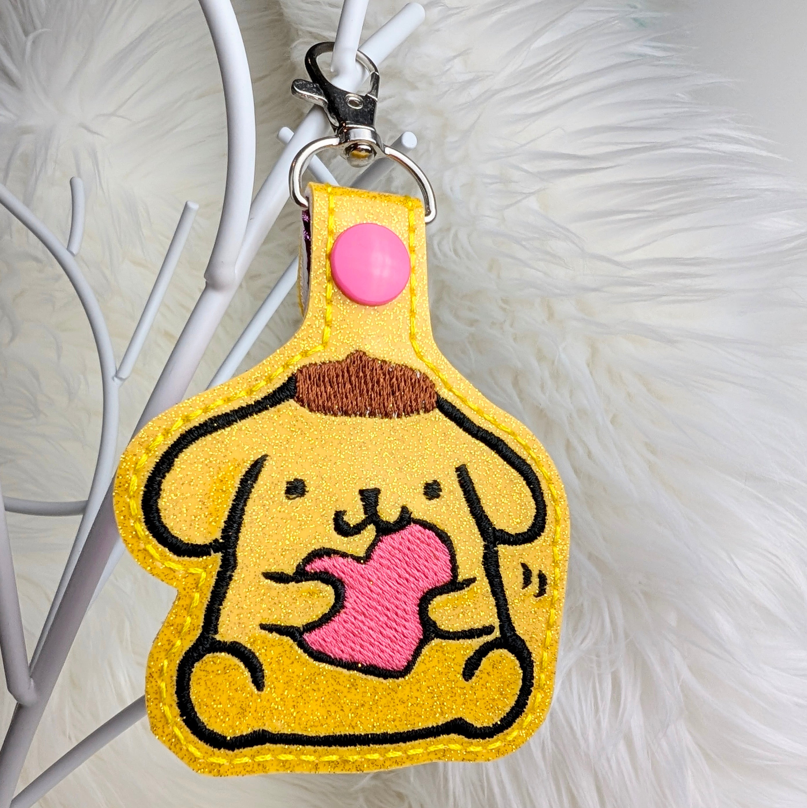 Kawaii Character Snap Tab Keychains