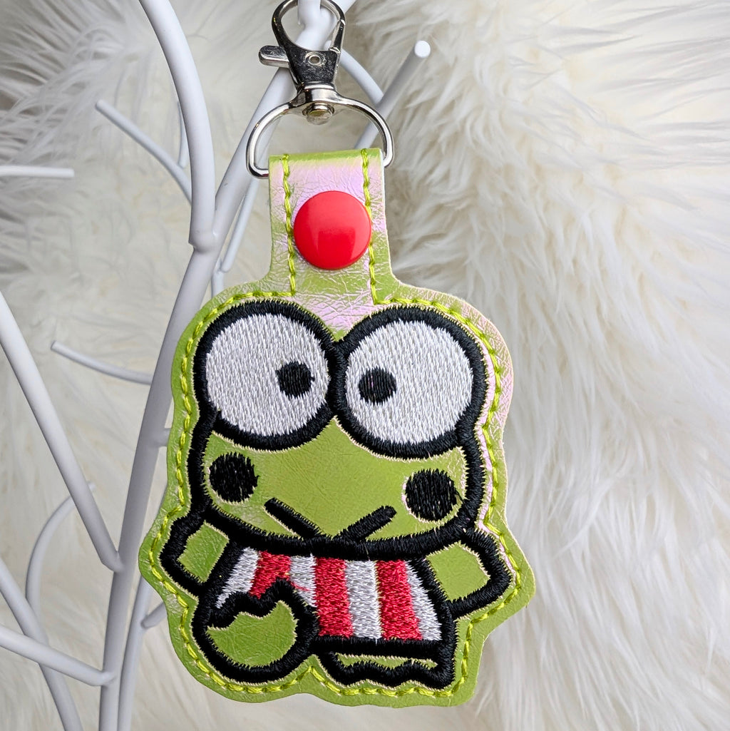 Kawaii Character Snap Tab Keychains