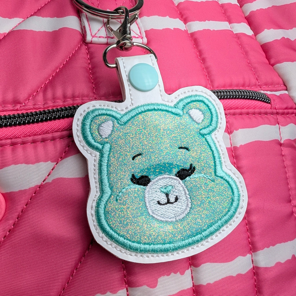 Cloud Bear Snap Tab Keychain