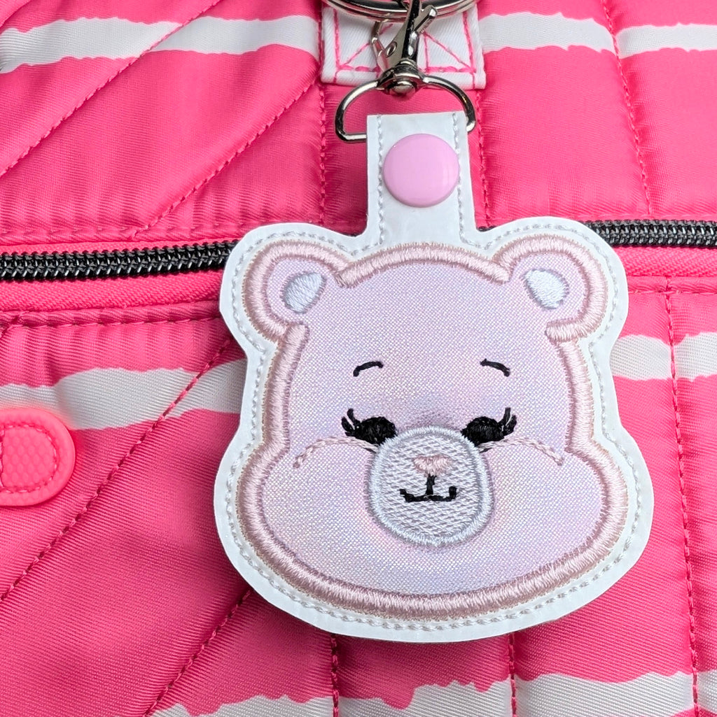 Cloud Bear Snap Tab Keychain