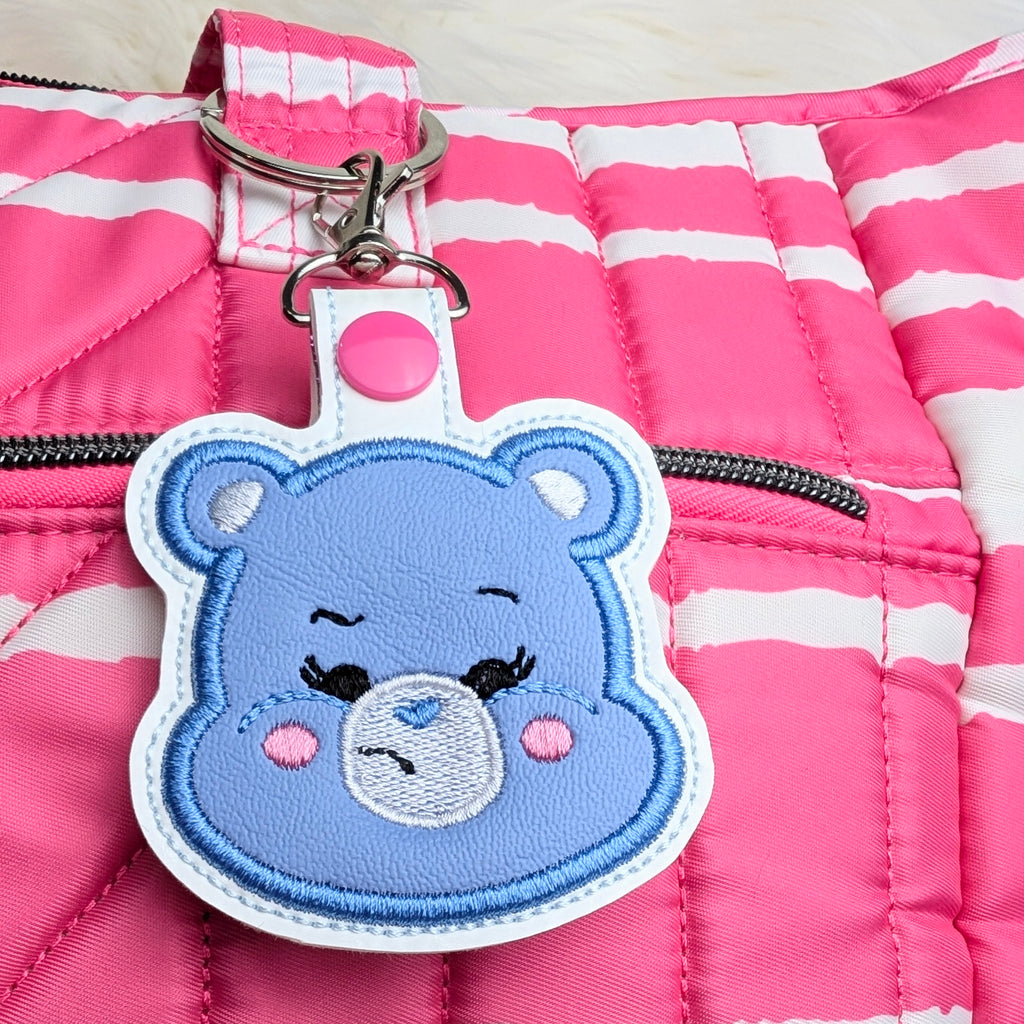 Cloud Bear Snap Tab Keychain