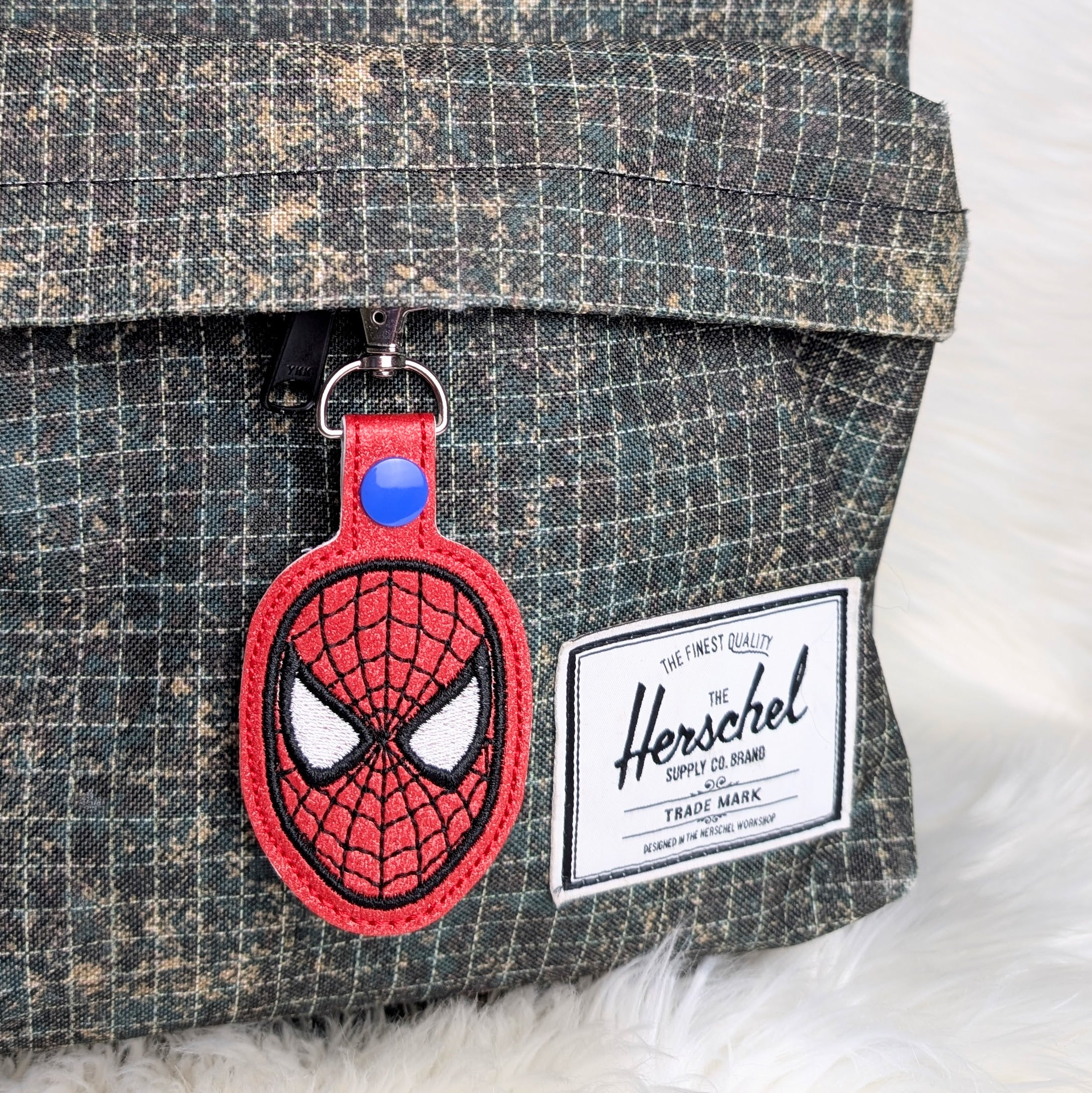 Web-Slinger Inspired Snap Tab Keychain