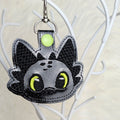 Night Dragon Inspired Snap Tab Keychain