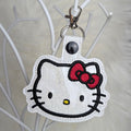 Kawaii Kitty Snap Tab Keychain