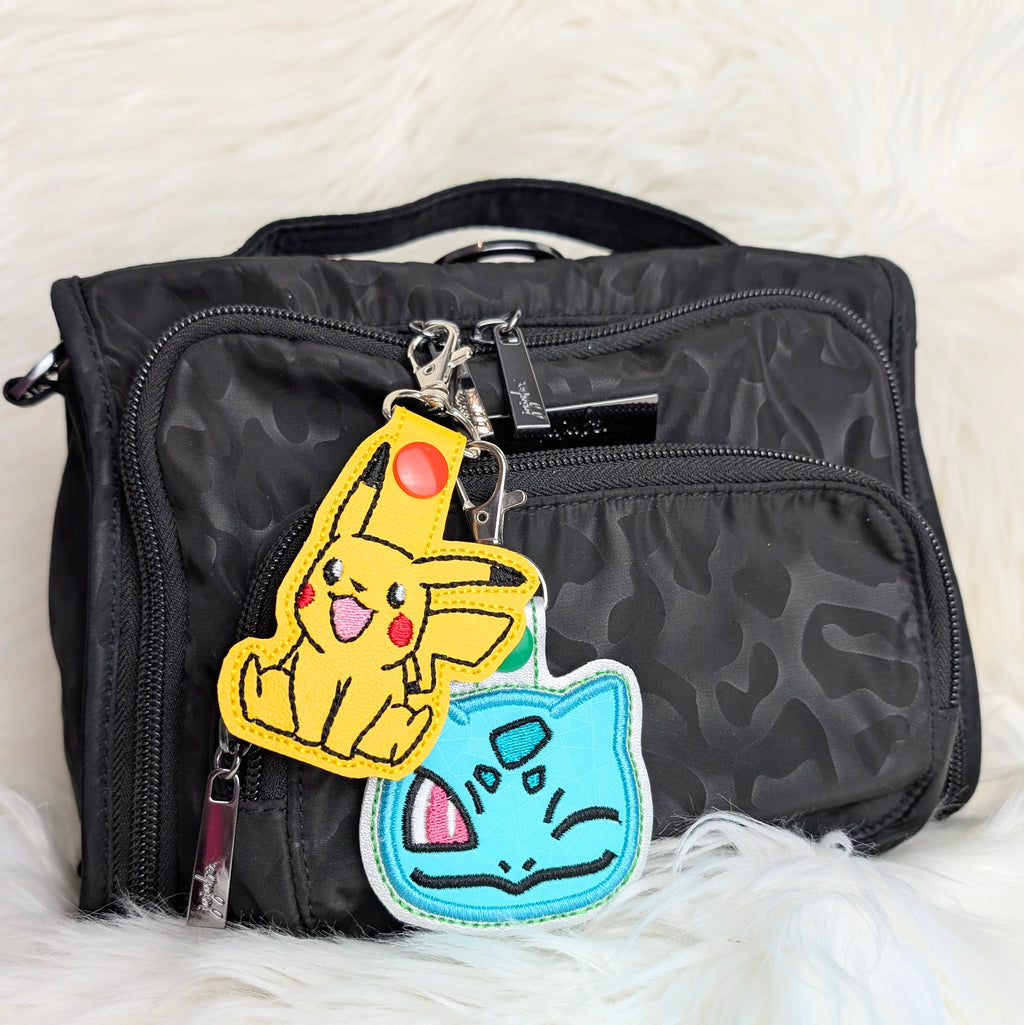 Electric Mouse Snap Tab Keychain