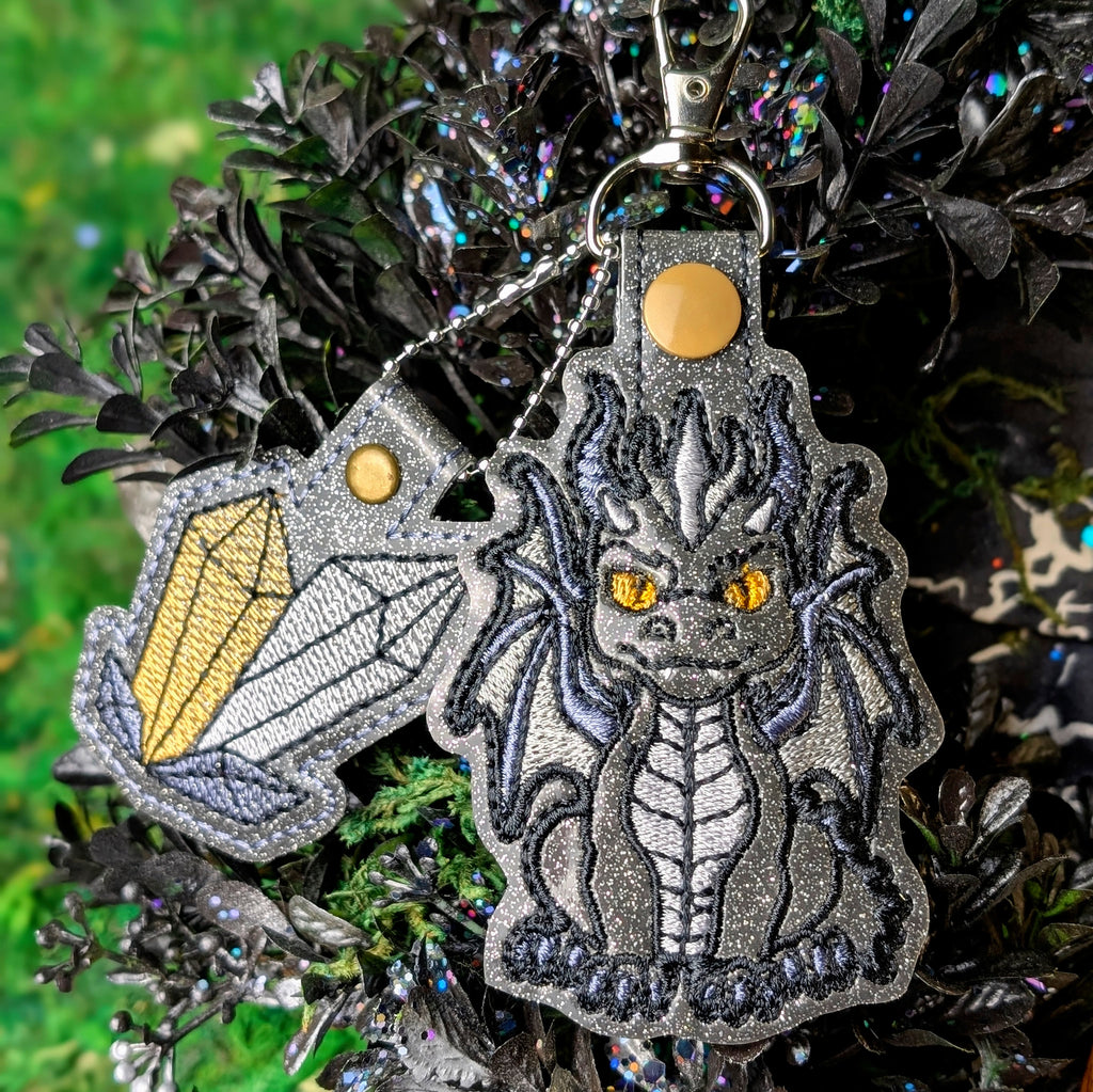 Shadow & Flame Dragon Deluxe Enchanted Charm Collection