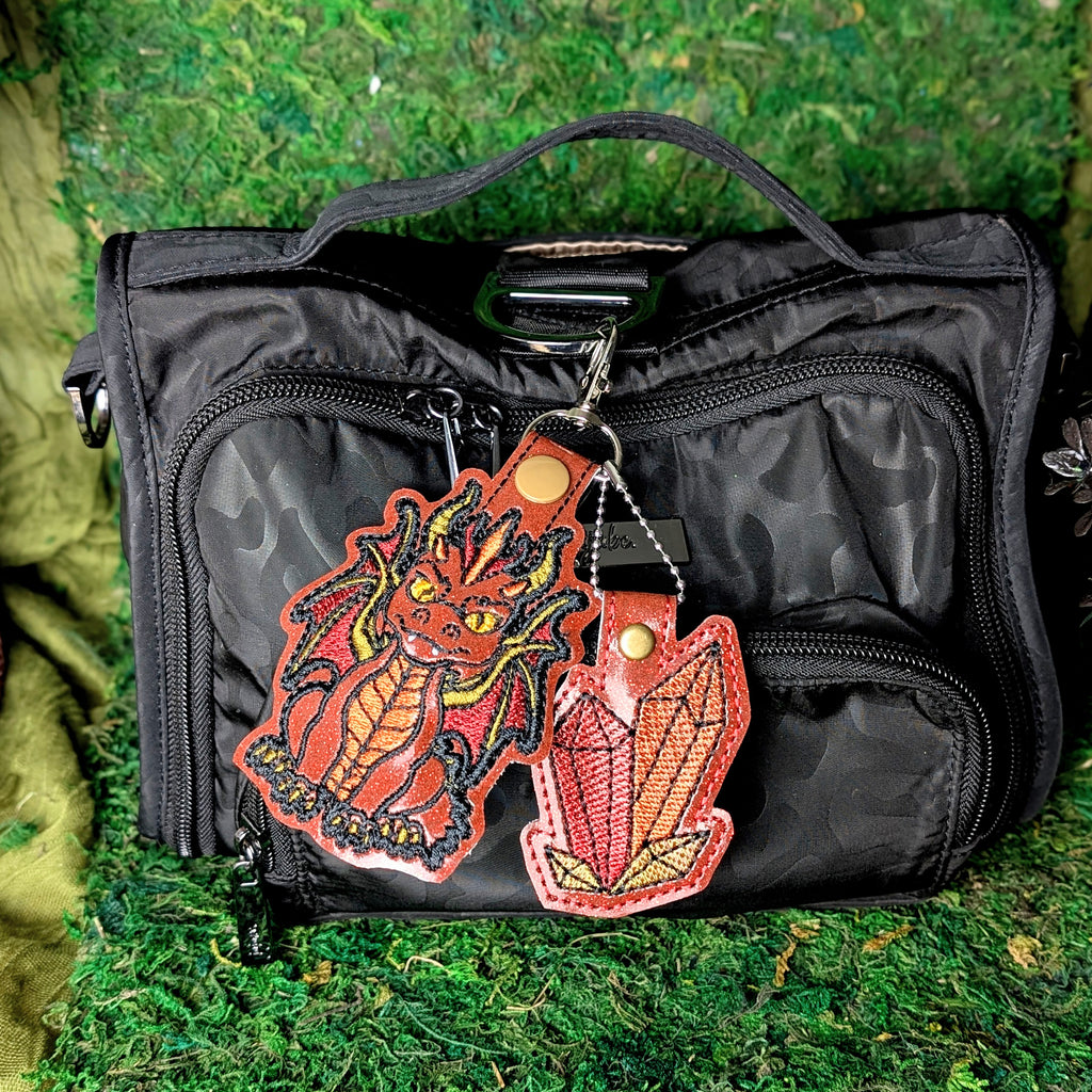 Shadow & Flame Dragon Deluxe Enchanted Charm Collection